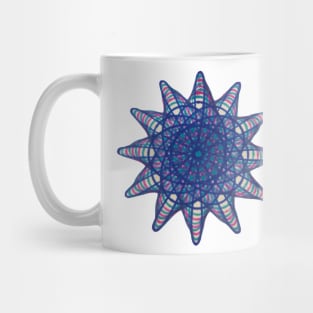 Spirograph Candy Shell Pattern Mug